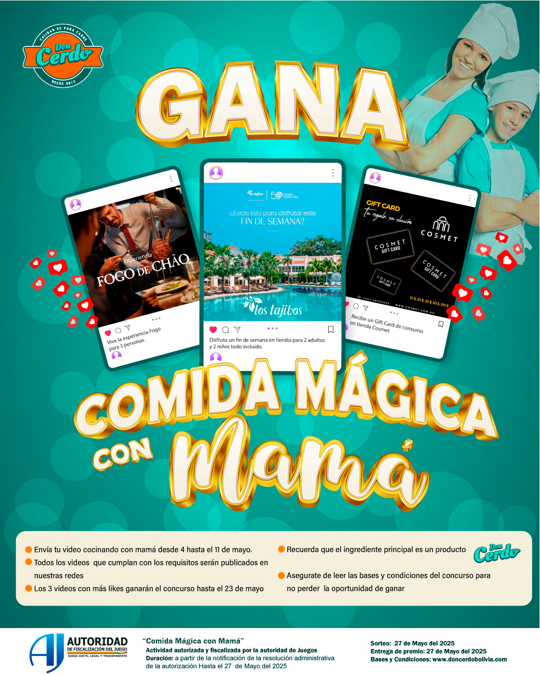 Concurso Comida mágica con mamá