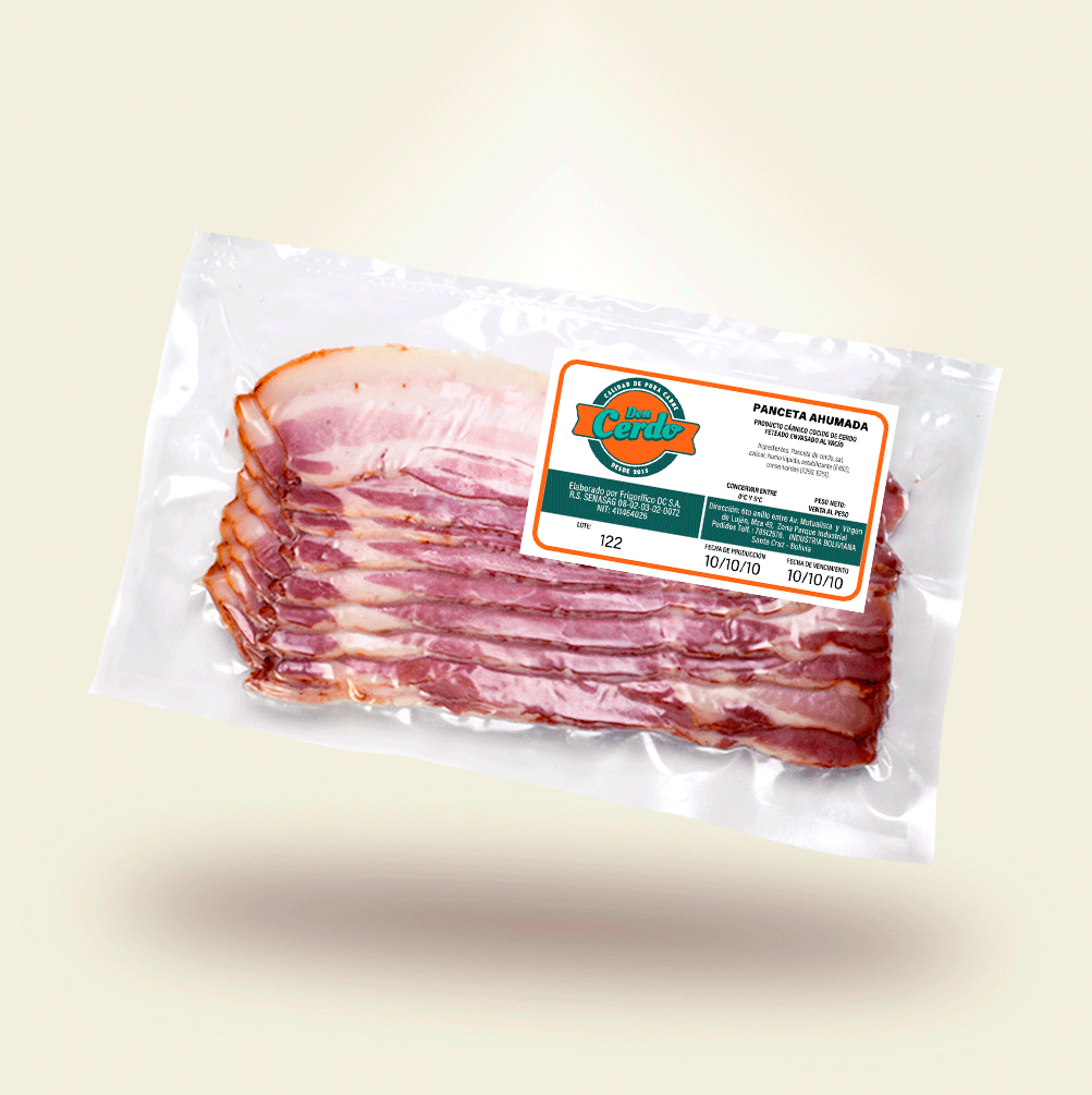 PANCETA AHUMADA AL VACIO 250 GR